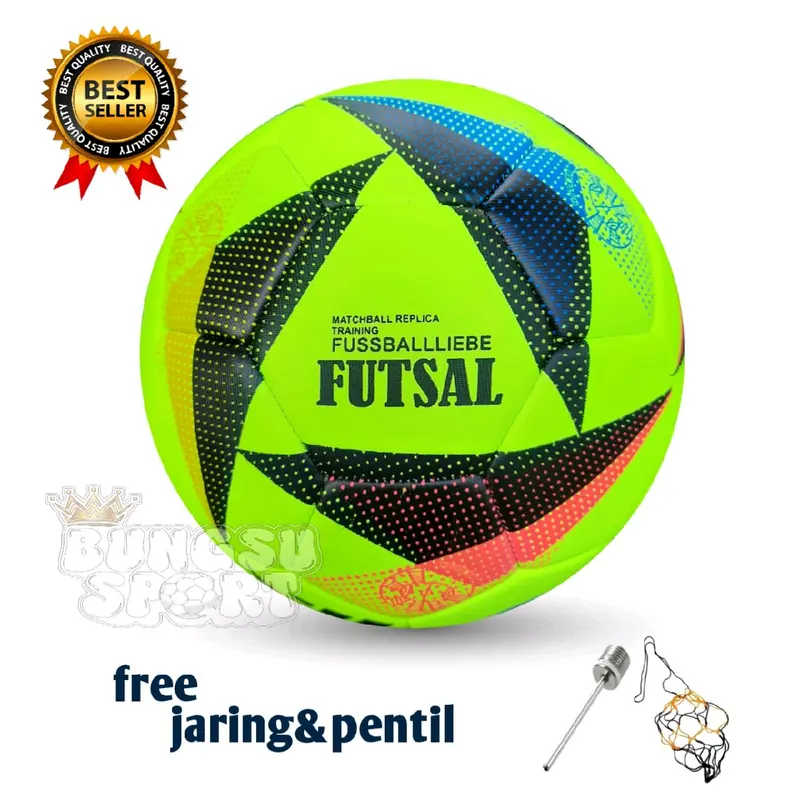 BOLA FUTSAL TERBARU MURAH BERKUALITAS JAHIT MESIN SIZE 4 100%REALPICT 0