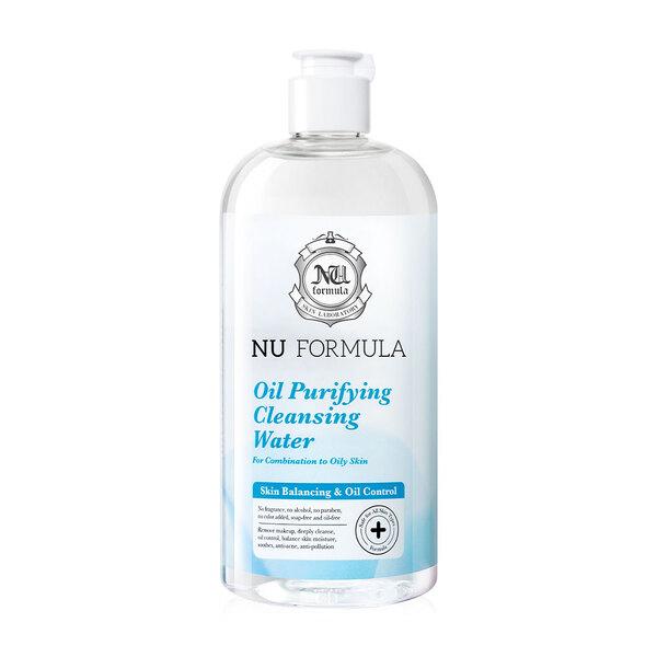 Nu Formula Oil Purifying Cleansing Water คลีนซิ่ง วอเตอร์ นู ฟอร์มูล่า สูตรสิว ผิวมัน 510ml.