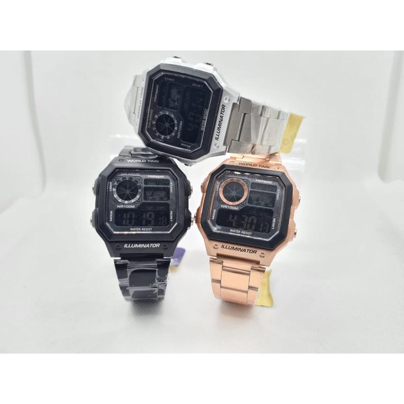 Jam Tangan Pria Wanita Hotspot Tahan air Jam Tangan Digital Pria Wanita Dewasa Remaja 3