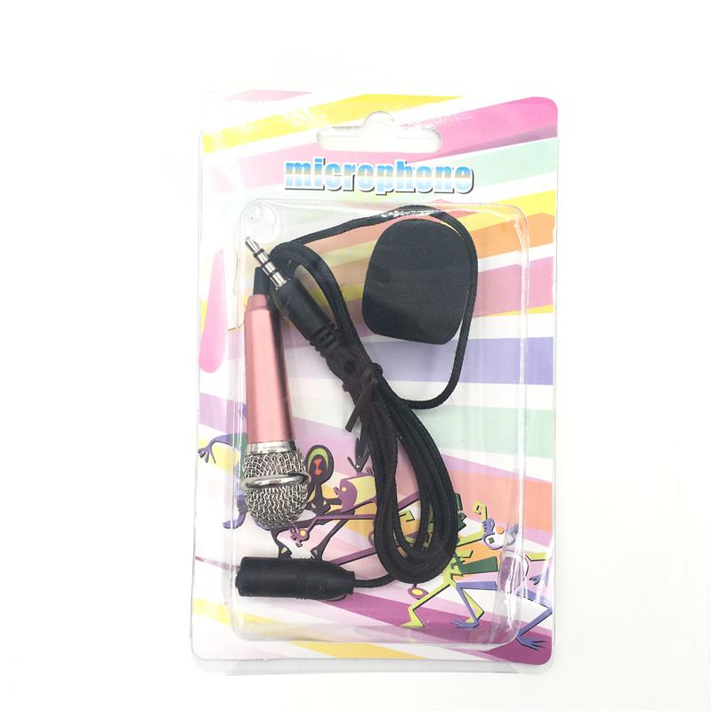 Product Introduction of Handheld Mic Portable Mini 3.5mm Stereo Studio Speech Mic Audio Microphone For the Smart mobile Phone Desktop Accessories 5