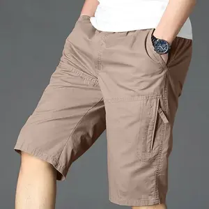 BARU - Hanan Olstrore - Celana Pria Gabriel - Trousers Pendek Bahan Premium Bahan Katun Nyaman Digunakan Seharian