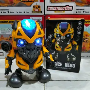 Mainan Robot Joget Super Hero anak bisa joget ada lampu dan musik