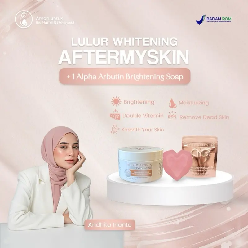 B-002 AFTERMYSKIN Lulur Whitening