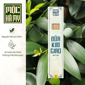 Hộp 6 đôi Đũa Kim Giao Chính Hãng Mộc Hà My Đũa ăn cơm chống mốc không trơn cao cấp