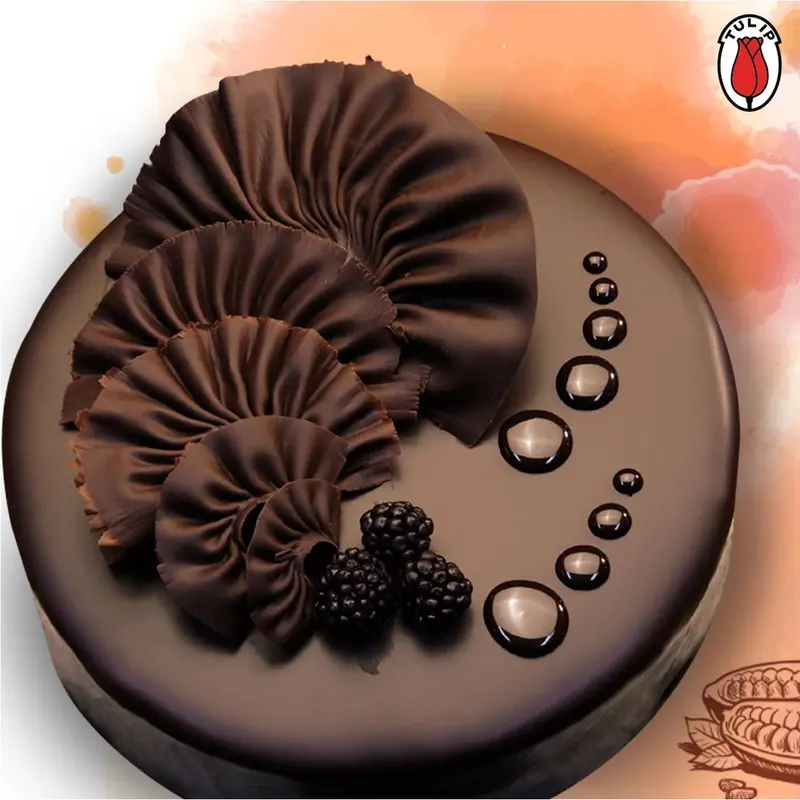 Tulip Premium Dark Chocolate Compound / Dark Coklat / DCC 225gr 4