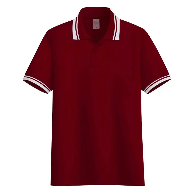 Noveli wear - Kaos polo shirt polos Navy Blue kerah stripe | kaos kerah seragam pria lengan pendek 5