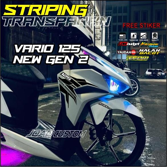 Product Introduction of STRIPING VARIO 125 NEW GEN 2 STIKER VARIO 125 NEW GEN 2 VARIAN WARNA BAHAN MAXDECAL TERBARU Motorcycle striping  vario 2
