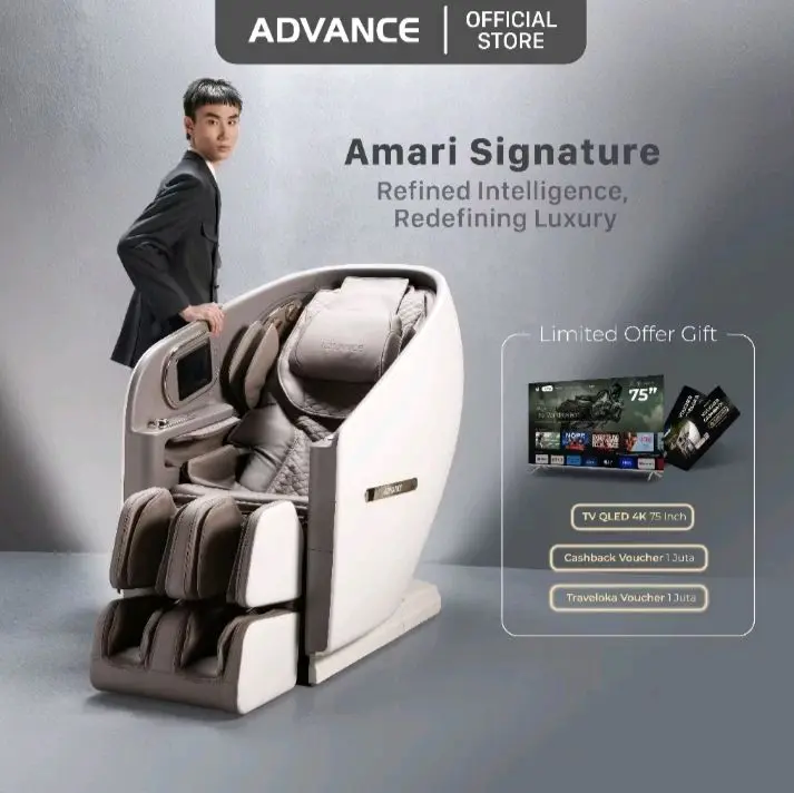 ADVANCE - Amari Signature | Kursi Pijat Mewah dengan Teknologi Canggih dan Desain Elegan