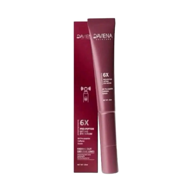 DAVIENA SKINCARE 6X Pro-peptide Lifting Eye Serum 20ml Mencerahkan Mengencangkan