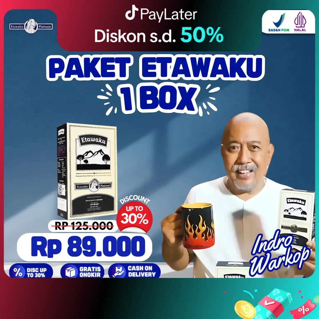 Susu Etawaku Original 1 Box | 200 gram | BPOM HALAL | DISTRIBUTOR RESMI [Bisa COD] Bubuk Kambing Milk