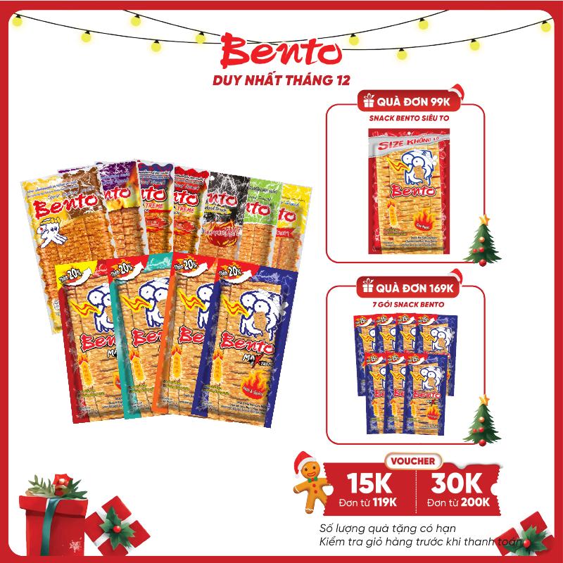 KOL Combo 6 Gói Lớn Bento Snack Mực Hải Sản Đồ Ăn Vặt Chuẩn Vị Thái Lan