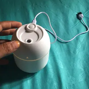 Vinkkatory Mini Air Humidifier Aromaterapi Diffuser LED Light 220ml - White Humidifer Difuser Aromatherapy oil Kabel