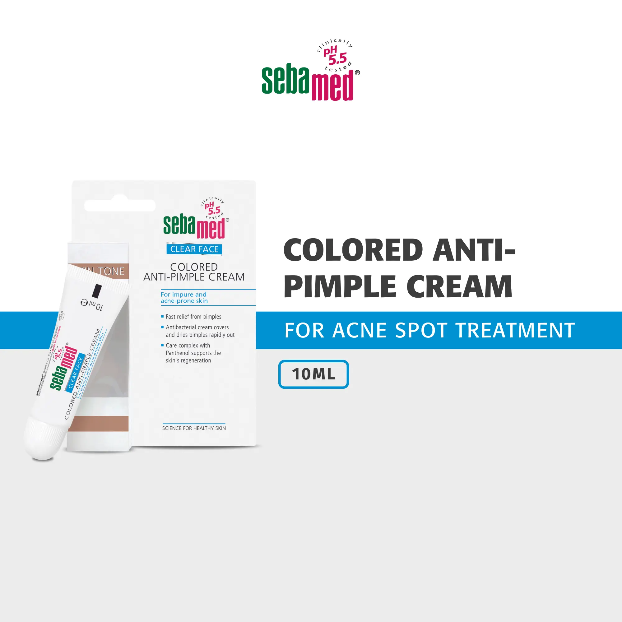 Sebamed Clear Face Anti-Pimple Cream (Colour) 10ml