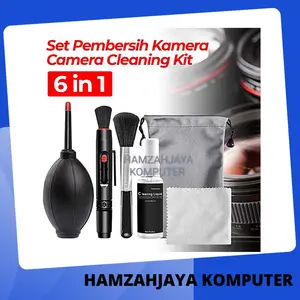 Cleaning kit Set 6 IN 1 Include Lens Pen + Case Pembersih KAMERA HP LAPTOP