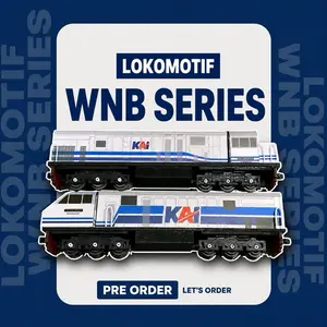 Kereta Api Indonesia Seri Lokomotif Special Livery WNB / White And Blue Series (Handmade)