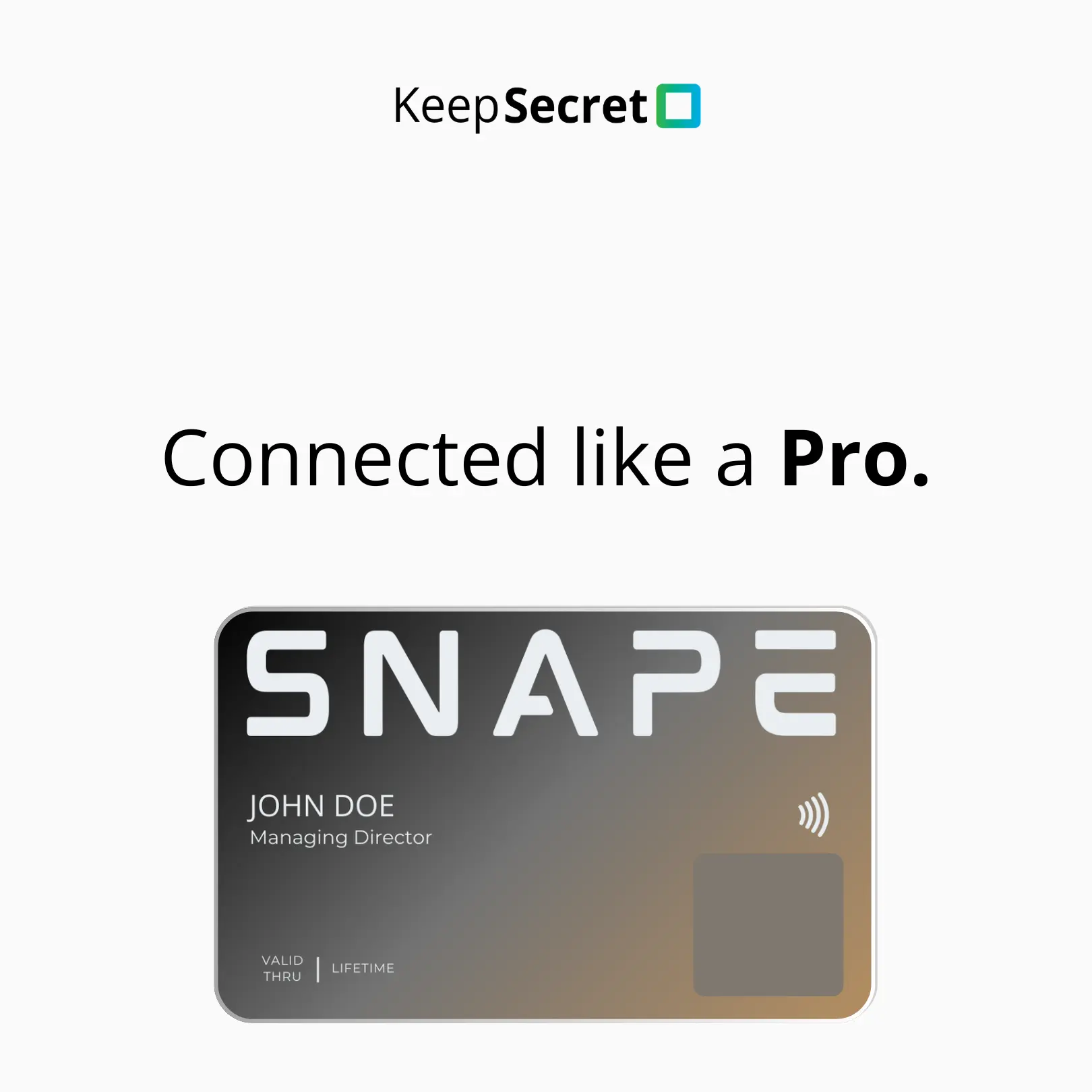 Snape Card-Smart Business Card-Kartu Nama NFC