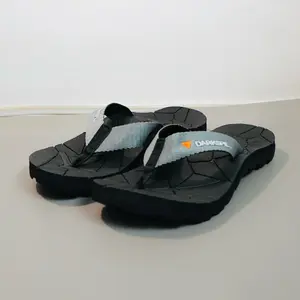 Sandal gunung Darkspil- Sendal jepit-Abu Hitam-pria wanita- 36-43-outdoor-kasual-karet