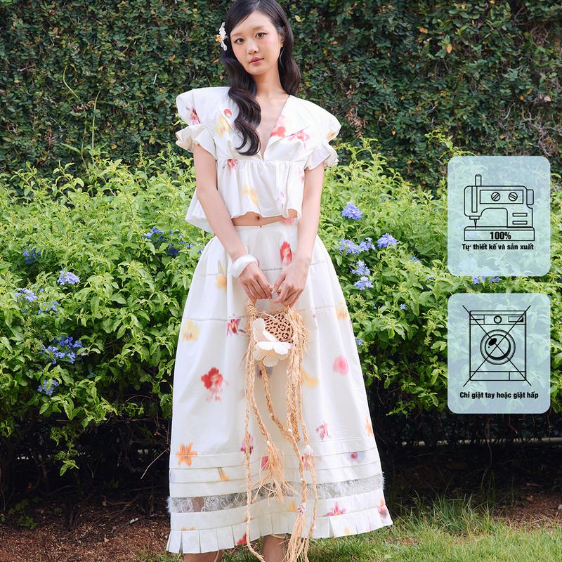  ONONMADE Mod Set Chất liệu: Cotton in hoa mờ vải in chuyển nhiệt hoạ tiết thiết kế riêng. 