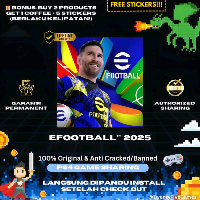 [FREE STICKERS] eFootball 2025 - PES 2025 - PS4 - PS5 - DIGITAL GAME ...