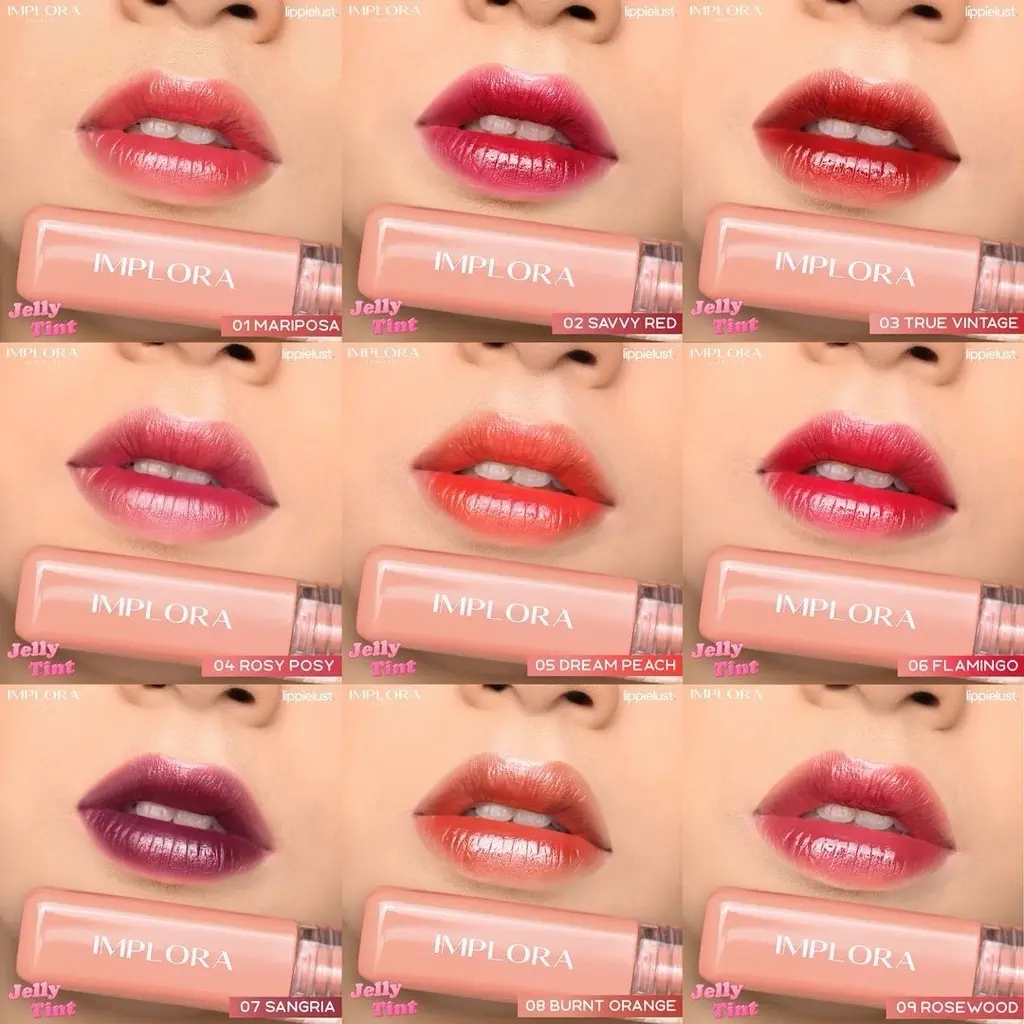 ￼YUNACOSMETICS[01-09] LIP TINT IMPLORA BPOM | JELLY TINT IMPLORA 5ml Bibir
