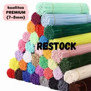 100pcs KAWAT BULU mercy PREMIUM gembul / pipe cleaner 7-8mm 100pcs