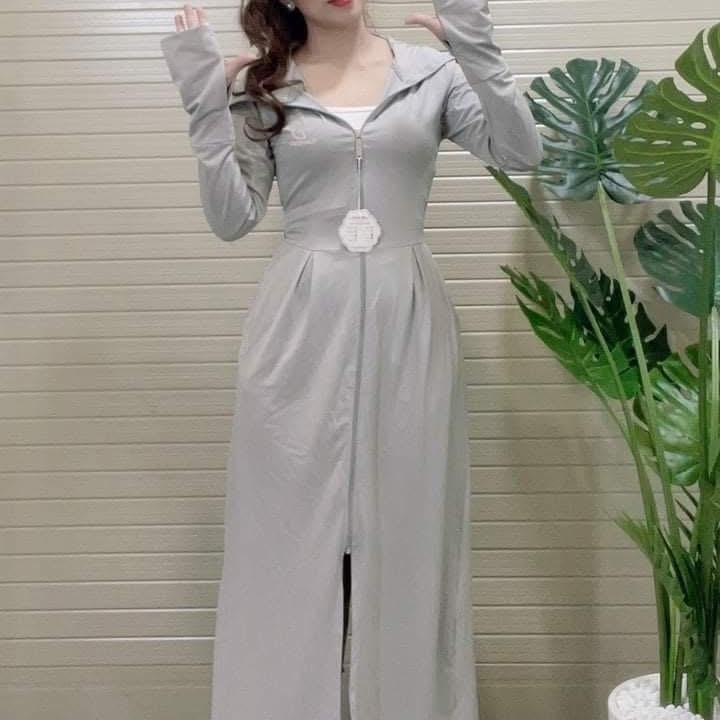 ÁO Chống Nắng 2 lớp, Thun da cá thông hơi, co giãn thoải mái 2