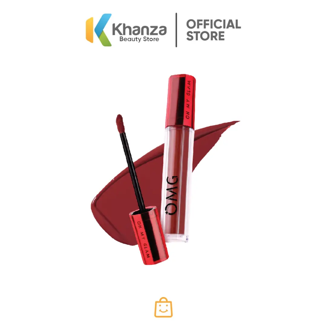 OMG Oh My Glam Matte Kiss Lip Cream - Bibir Matte Tahan Lama