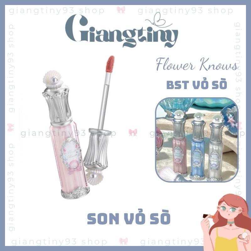  Flower Knows Hoa Biết BST Vỏ Sò Shell's Jewel Son Môi Son Bóng 