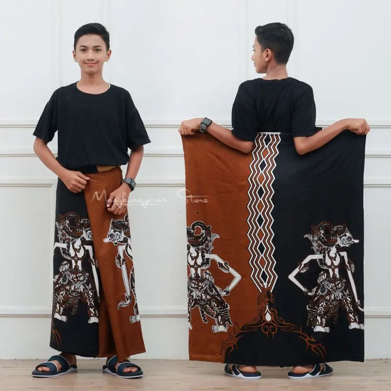 Sarung Anak Bawahan Muslim Anak Laki-Laki Putra SD/SMP Bahan Katun Grade A Super Halus Adem dipakai 2