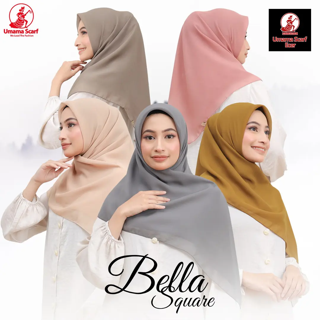 Everyday Hijab - Bella Square By Umama Scarf Nyaman Simple