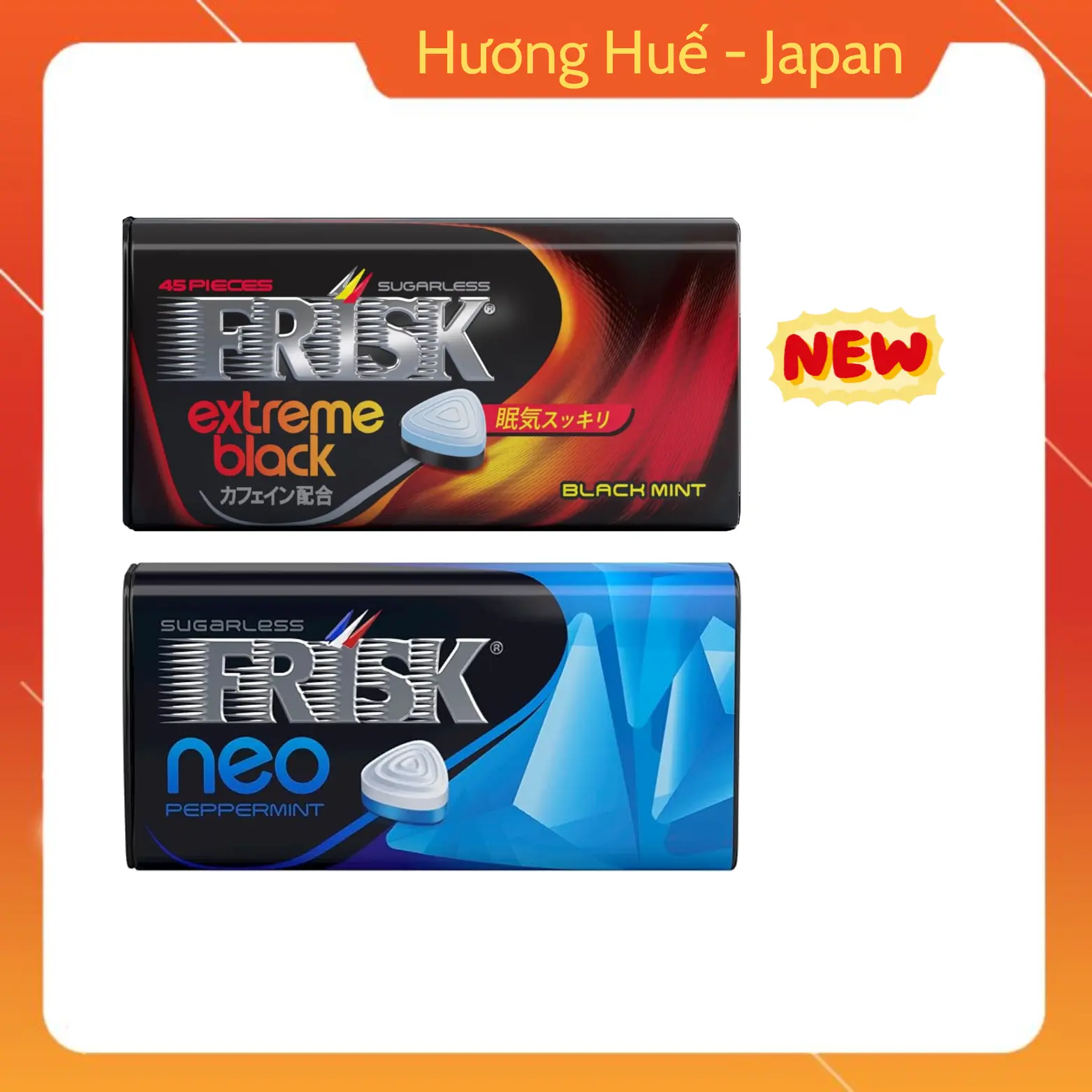 Kẹo Bạc Hà FriskNeo Nhật Bản hộp 50 viên