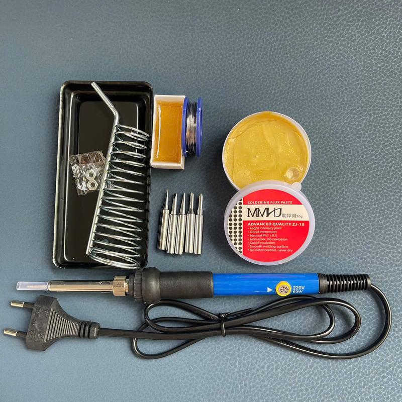  Mỏ hàn thiếc,hàn chì mini lõi sứ 220V-60W ,có nút chỉnh nhiệt 