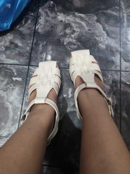 Product Review of Le Bianca ALY 21-0900 Sepatu Sendal Wanita Flat Sandal Army from S**h 3