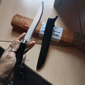 pisau dapur 20cm hitam alat memotong sayuran daging serbaguna best seller Kitchenware