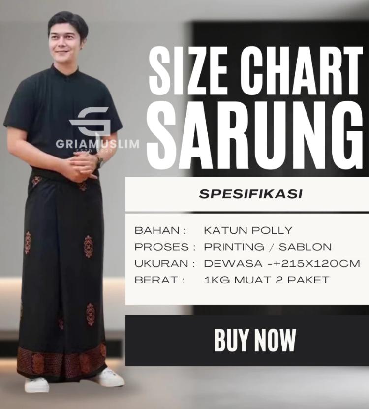 Paket Hemat 100Ribu Dapat 3 Sarung Sarwon Sarang Tawon Dewasa Sarung Batik Muslim Pria Bahan Katun Adem