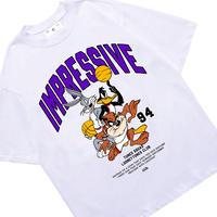Gambar HEARTNESS Kaos Streetwear Pria Wanita Lny Tns | T-Shirt Vintage Unisex White Cotton Combed 24s - S dari Heartness.id Kab. Bandung 3 Tokopedia