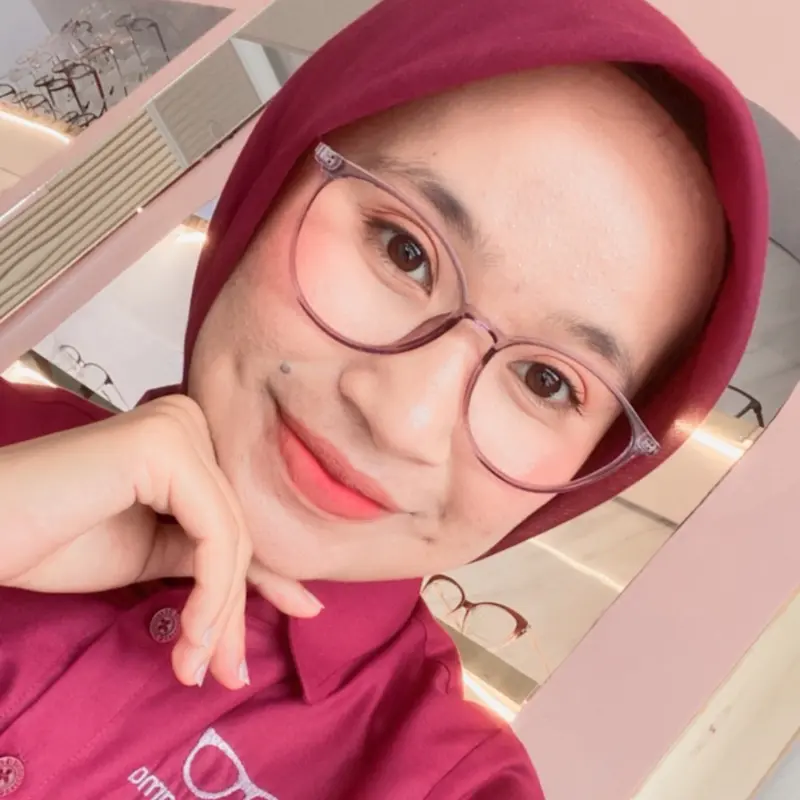 Frame semi cat eyes YA8184 Glasses 1