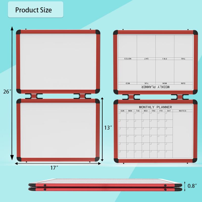 Product Introduction of 17*13"Aluminum alloy writing board, drawing board, magnetic whiteboard, high-quality writing whiteboard 5