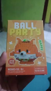Product Review of JakMall Isi 6Pcs Bricks Ball Party Block Karakter Kartun Bricks Mainan Puzzle Edukasi Anak from P**💞 2