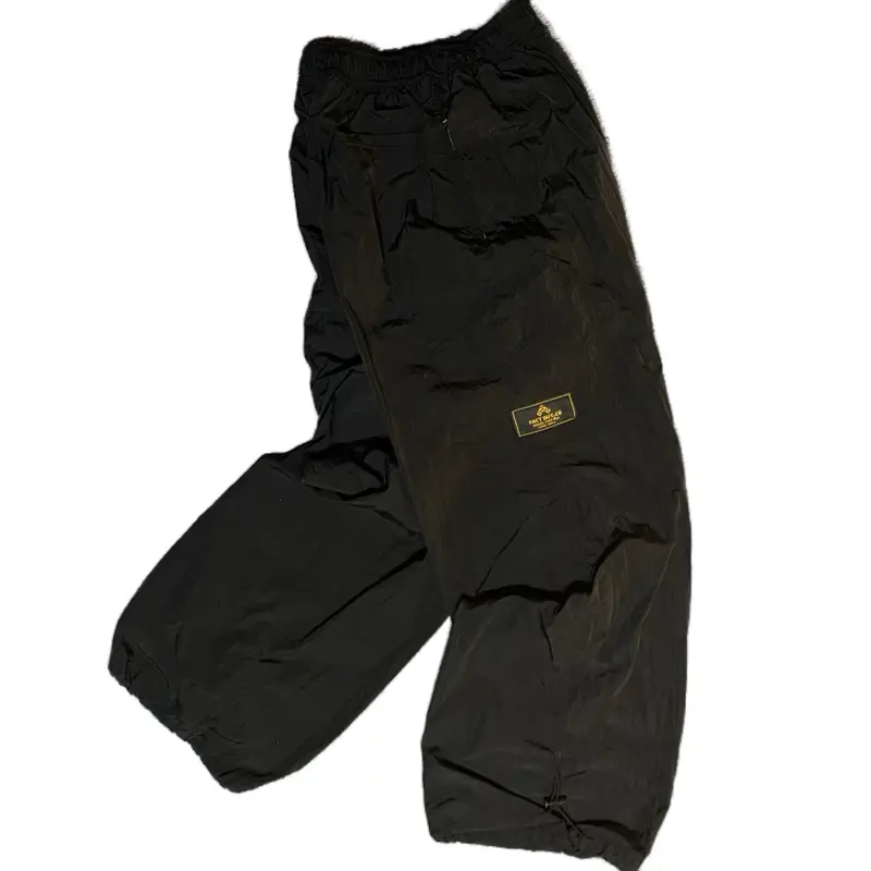Celana Panjang Parasit Unisex Cargo untuk Pria dan Wanita - Katun Hitam jalan xl cuci kering warna3 outfit Jeans Tebal Slim Stretch Formal Kerja 8