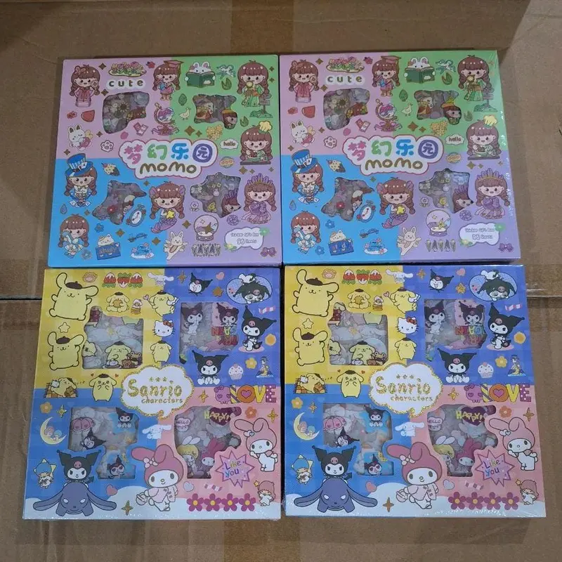 *STIKER MOMO 100 PCS*   motif dan karakter random.. barang di kirim sesuai stok yg tersedia. happy shopping day 0