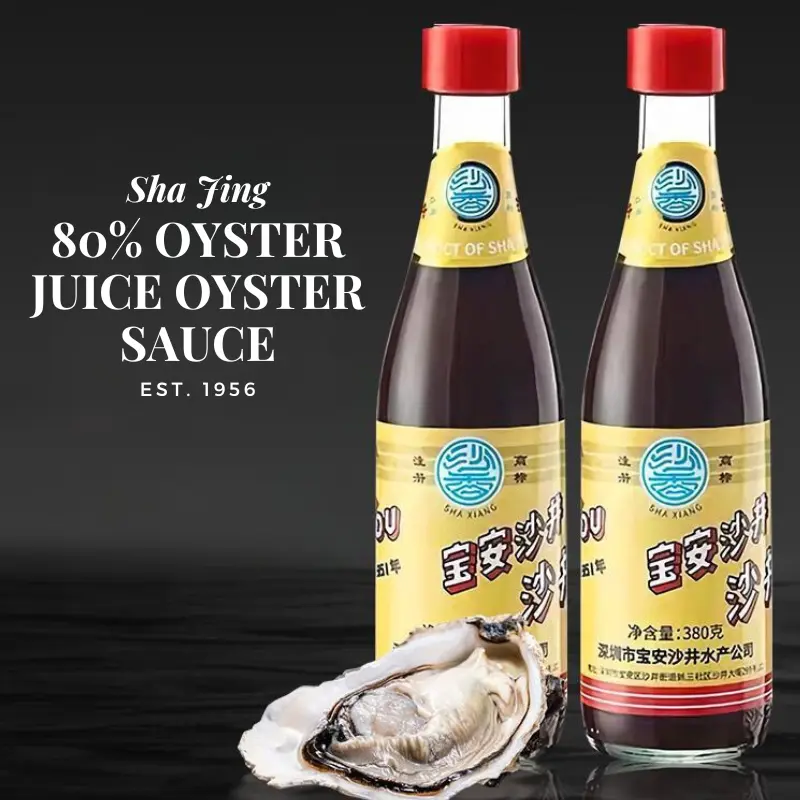 Shajing Premium 80% Oyster Juice Oyster Sauce 380g