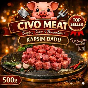 Daging Babi Kapsim Potong Dadu Babi Kecap 500gr Non Halal Dari Civo Meat Daanmogot Tangerang