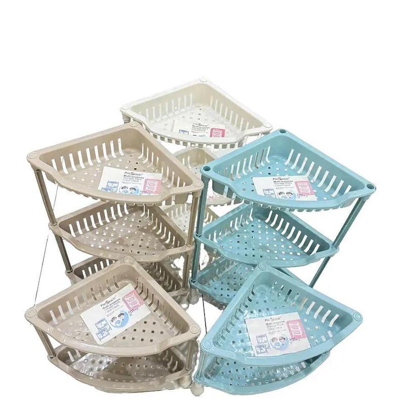 ￼C202 Kệ góc nhà tắm 2 tầng, 3 tầng, kệ đựng gia vị C202