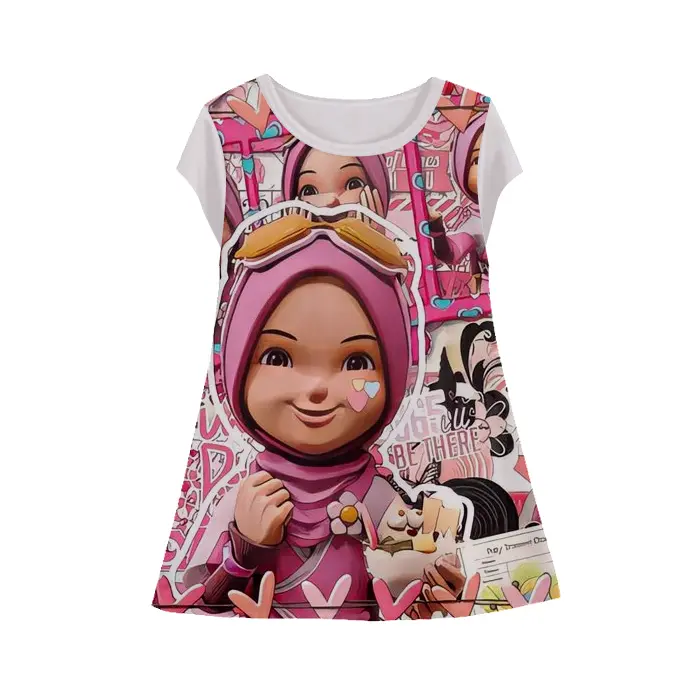 Dress Anak Yaya Boboiboy Boboboy Tunik-YayaBoboboy-4-designWD - Gudang Dress 3D