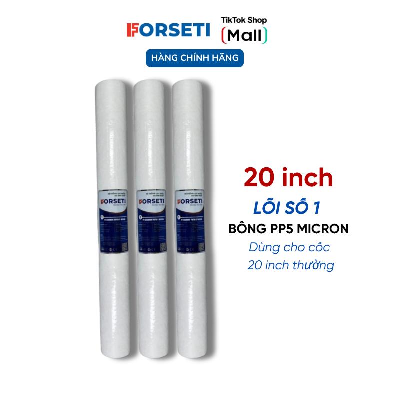 Combo 3 lõi số 1 20inch - lọc thô cho nước đầu nguồn