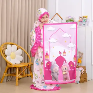 Set Mukenah Anak + Sajadah 1 2 3 4 5 6 7 8 Tahun (BEBAS PILIH MOTIF)