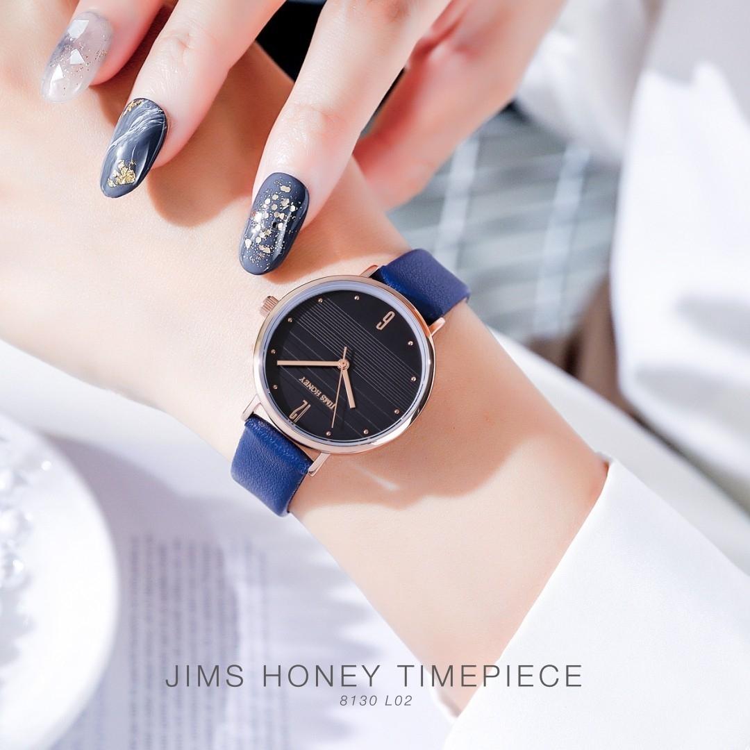 JIMS HONEY JAM TANGAN WANITA JT 8130 (FREE BOX + BATERAI)
