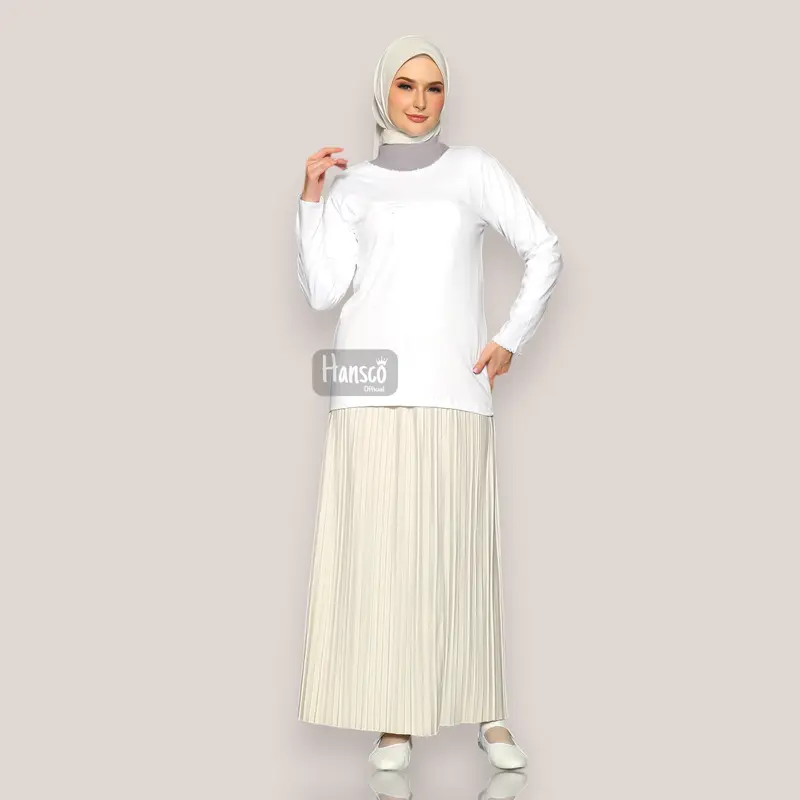 Singlet Umroh Wanita Berkantong Lengan Panjang Dalaman Haji Dan Umroh Wanita Renda 6