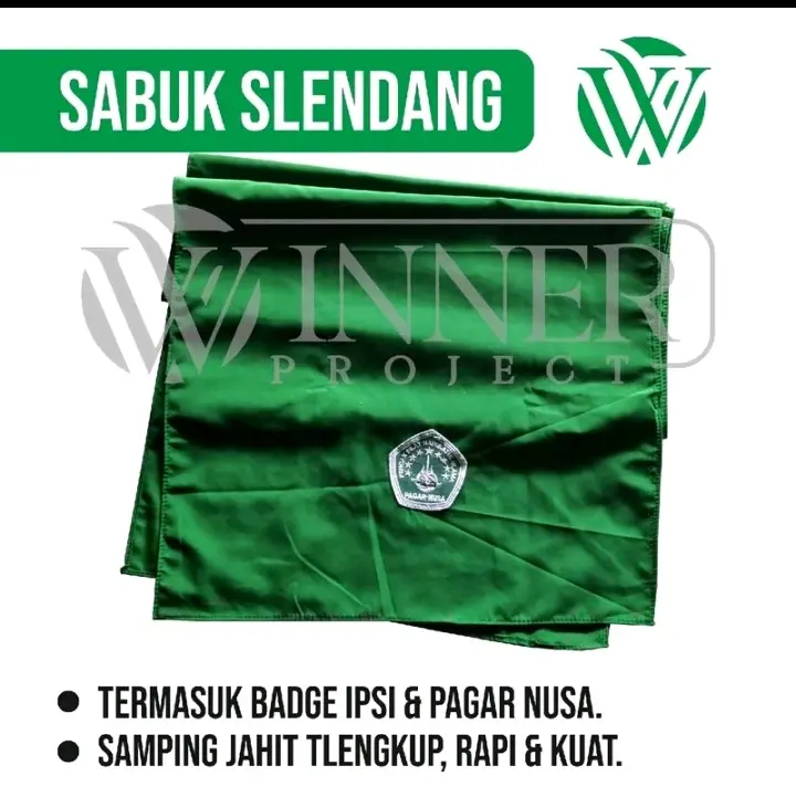 SABUK SLENDANG WARGA PAGAR NUSA HIJAU 25 CM X 300 CM